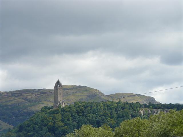 Monument focený z města Stirling