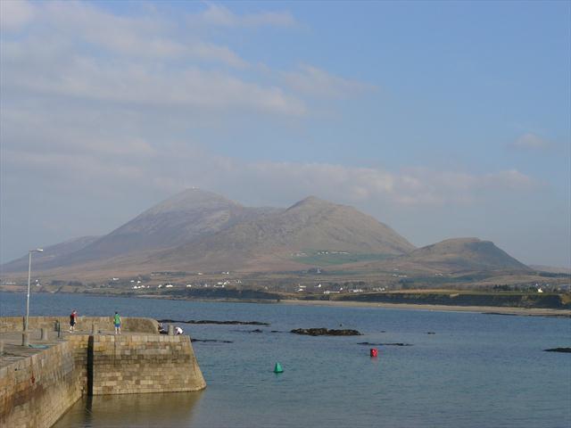 Výhled na Croagh Patrick z mola