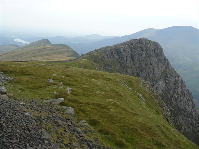 Cesta na vrchol nejvyšší hory ve Walesu Snowdon